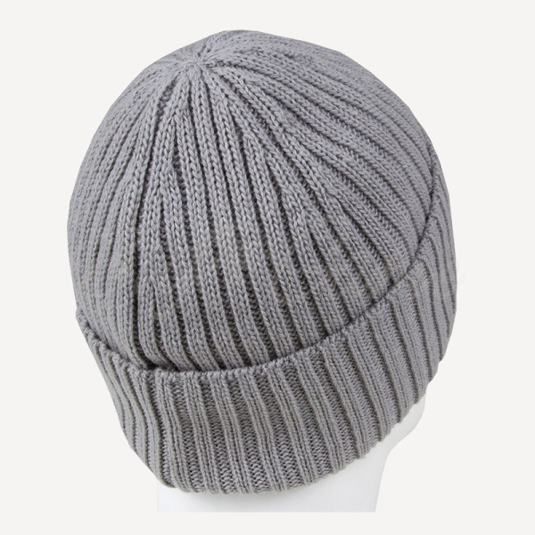 Шапка Cuffed Fleece Beanie (grey;)